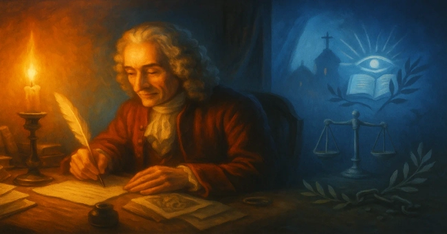 featured image thumbnail for post Voltaire Deism & Religious Critique: Enlightenment Philosophy